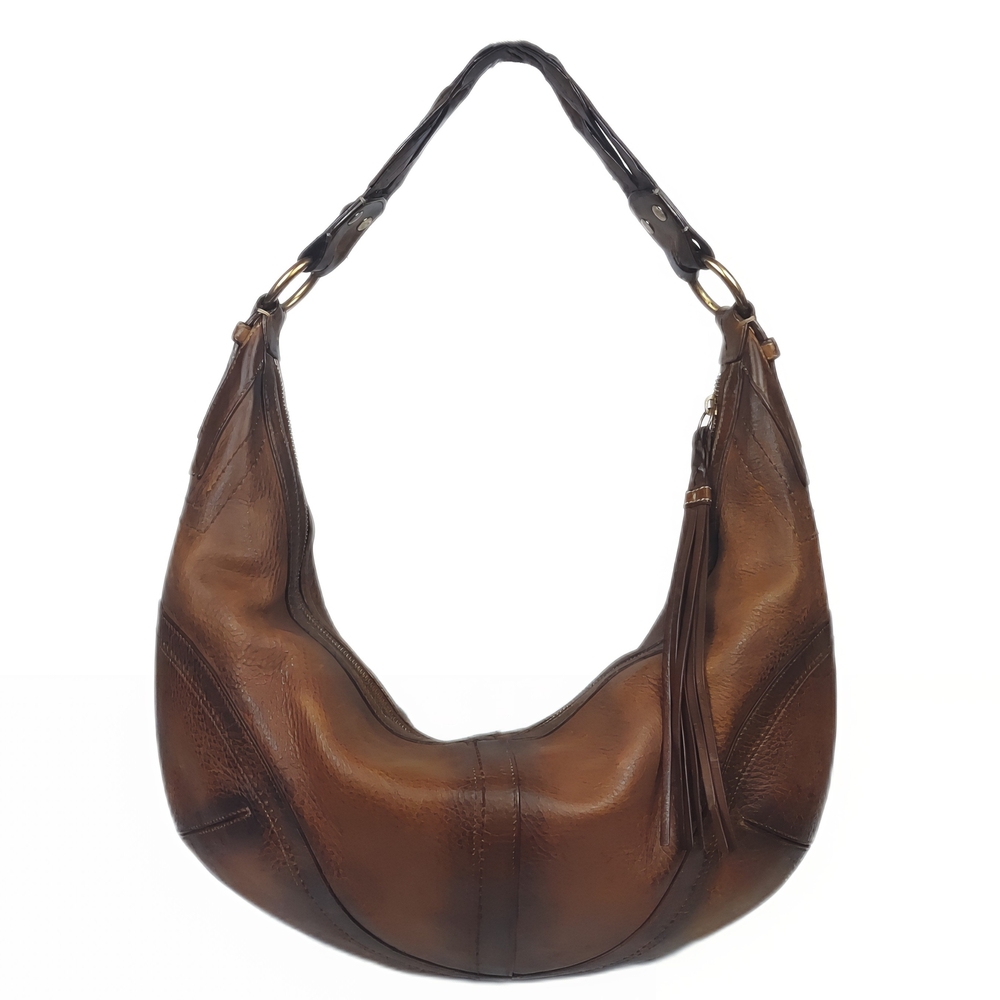 STUNNING! XL COACH ERGO SOHO LEATHER HOBO w/BRAIDED HANDLE - Picture 4 of 6
